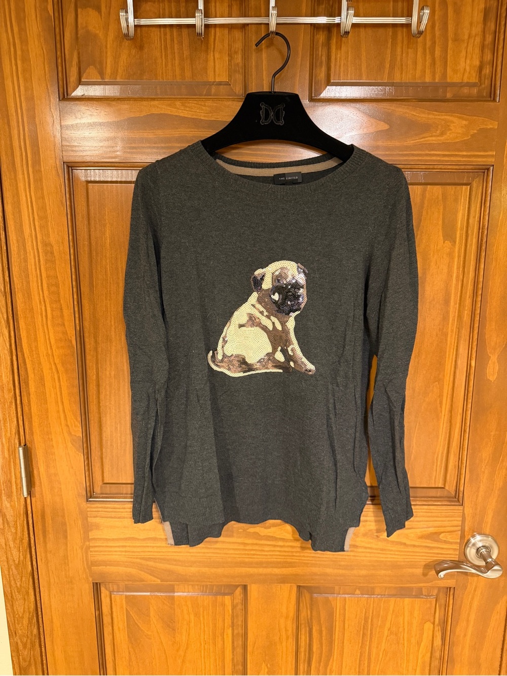 The Limited Pug sequin  Sweater